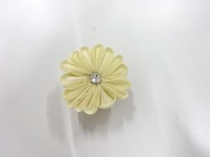 アンティーク　つまみ細工　帯留め